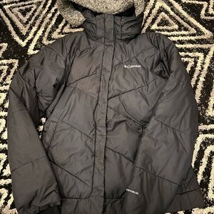 Columbia Black Hooded Jacket